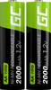 Green Cell HR6 Mignon (AA)-Akku NiMH 2000 mAh 1.2 V 2 St.