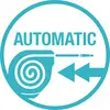 Ein Icon zeigt eine Schnecke mit einem Stift, der in einen Kreis eingerollt ist. Daneben steht 'AUTOMATIC' mit einem Pfeil nach links.