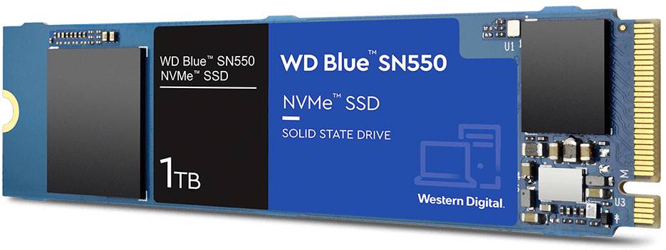 Western Digital Blue™ 1 TB Interne M.2 PCIe NVMe SSD 2280 M.2 PCIe NVMe Retail WDS100T2B0C-1
