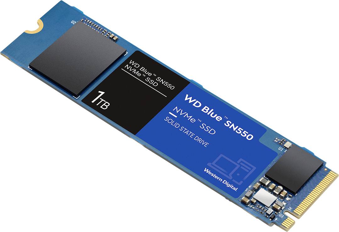 Western Digital Blue™ 1 TB Interne M.2 PCIe NVMe SSD 2280 M.2 PCIe NVMe Retail WDS100T2B0C-2