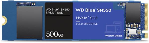 Western Digital Blue™ 500 GB Interne M.2 PCIe NVMe SSD 2280 M.2 PCIe NVMe Retail WDS500G2B0C