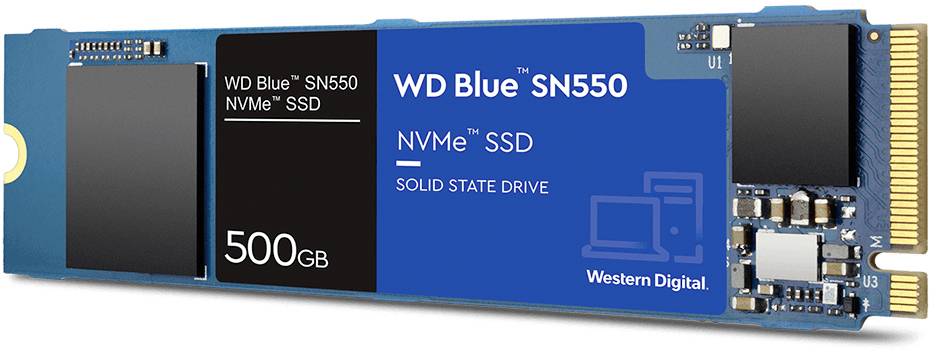 Western Digital Blue™ 500 GB Interne M.2 PCIe NVMe SSD 2280 M.2 PCIe NVMe Retail WDS500G2B0C-1