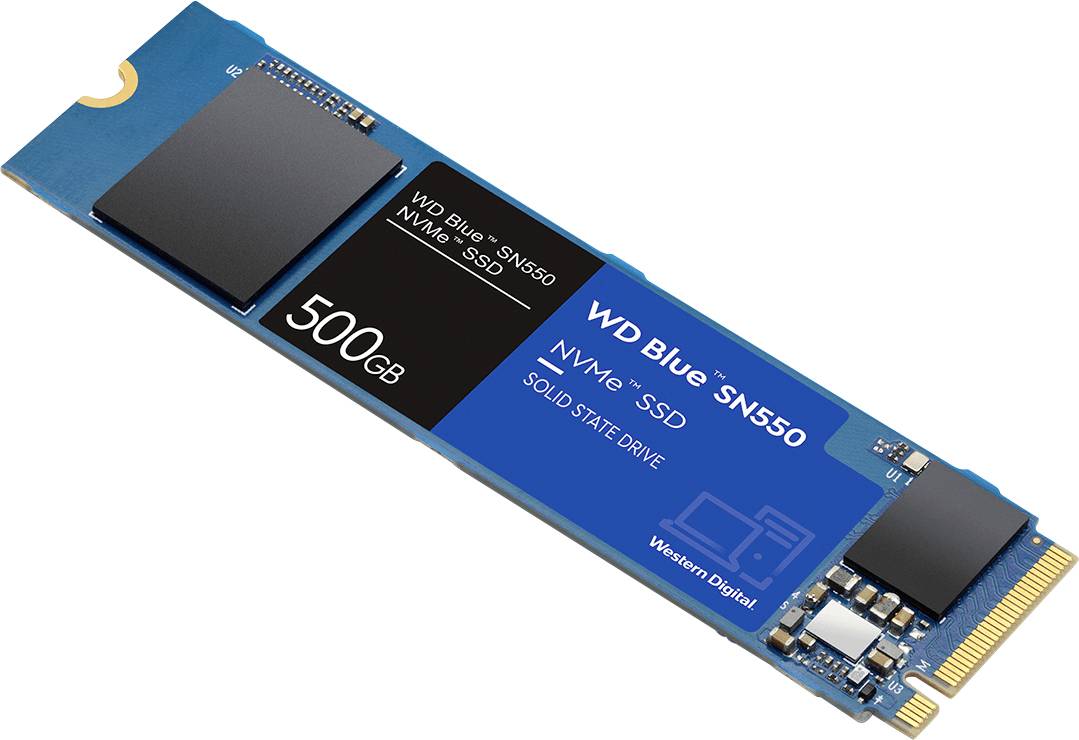 Western Digital Blue™ 500 GB Interne M.2 PCIe NVMe SSD 2280 M.2 PCIe NVMe Retail WDS500G2B0C-2