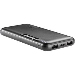 Image of Intenso P10000 Powerbank 10000 mAh LiPo USB-A, Micro USB, USB-C™ Schwarz Statusanzeige