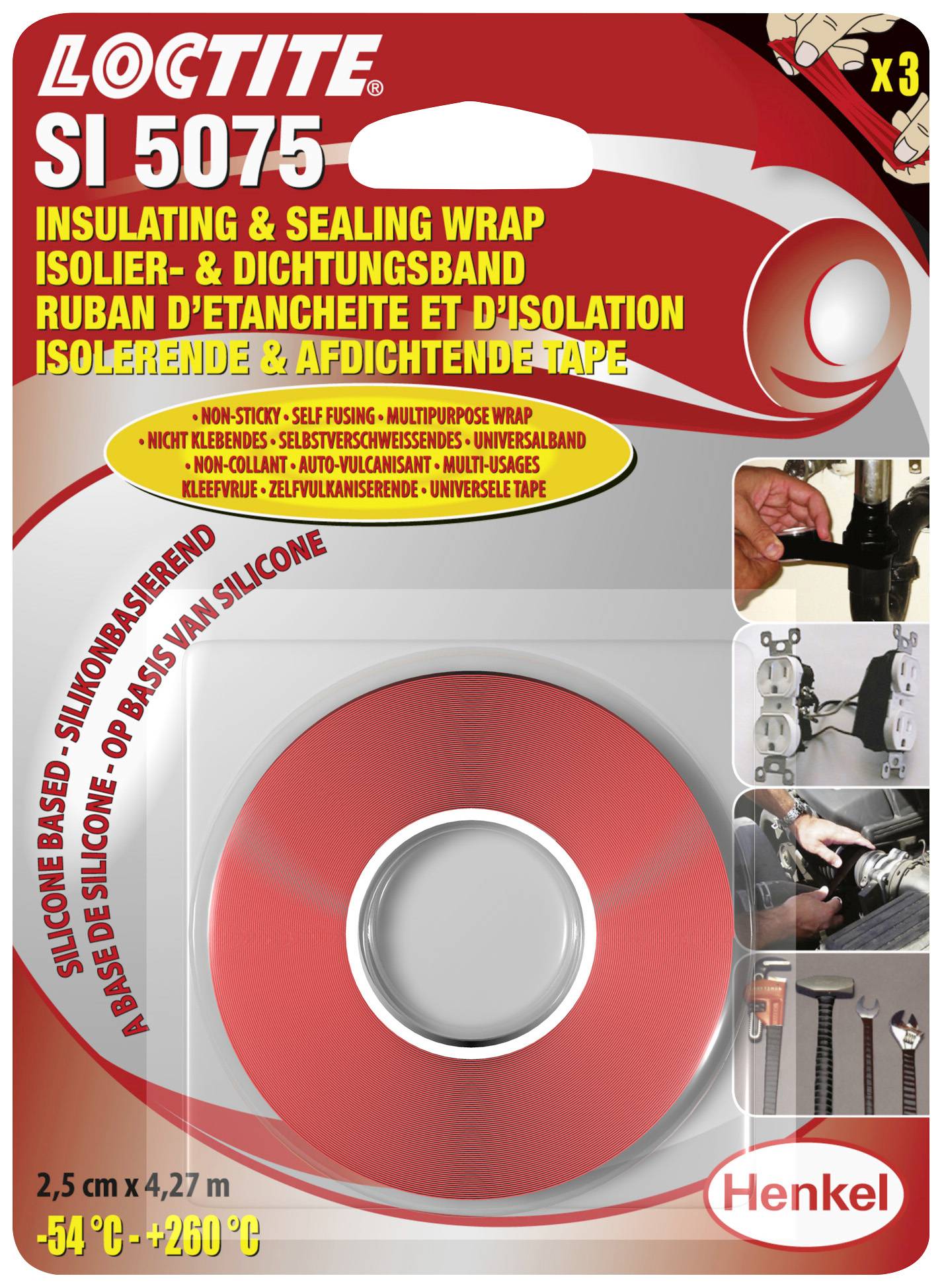 LOCTITE SI 5075 4.27M BK EGFD 1808110 selbstverschweißendes Universalband-0