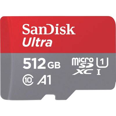 SanDisk Ultra microSDXC-Karte 512 GB Class 10, UHS-I inkl. SD-Adapter