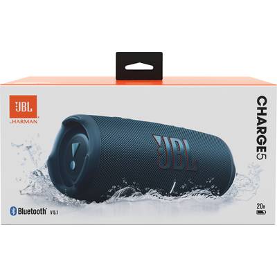 JBL CHARGE 5 Bluetooth® Lautsprecher Outdoor, Wasserfest, USB Blau-3