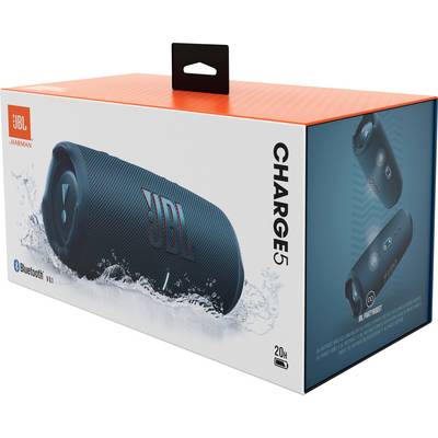 JBL CHARGE 5 Bluetooth® Lautsprecher Outdoor, Wasserfest, USB Blau-5