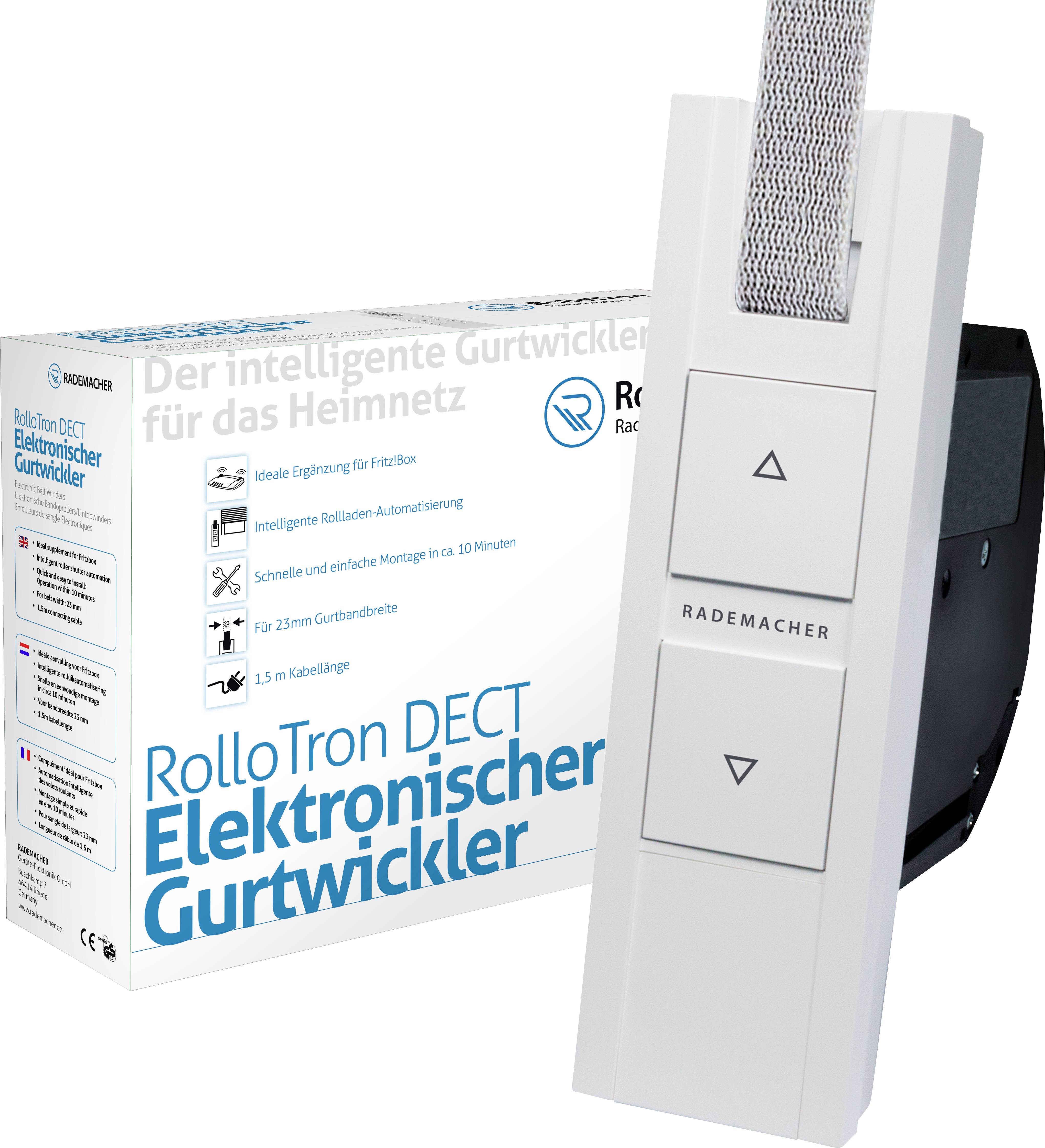 Rademacher 18234513 RolloTron DECT Elektrischer Gurtwickler 23 mm Zugkraft (max.) 45 kg Einbau-11
