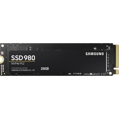 Samsung 980 250 GB Interne M.2 PCIe NVMe SSD 2280 M.2 NVMe PCIe 3.0 x4 Retail MZ-V8V250BW