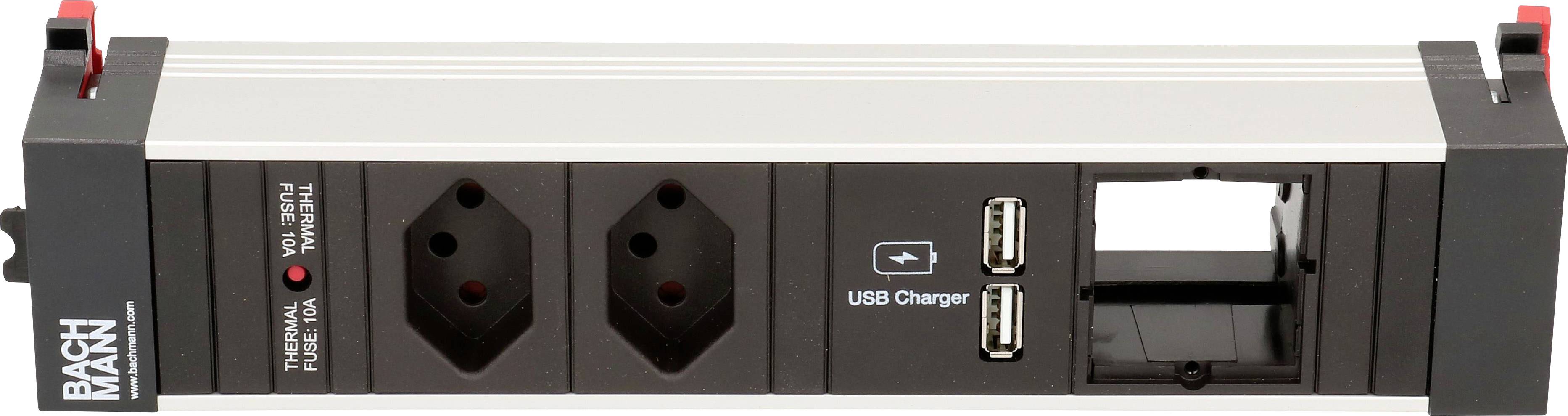 BACHMANN CONF 2xCH T13 USB Charger, 1xCM Strom GST18 Schweiz-2