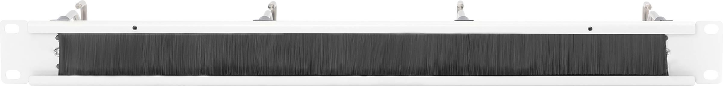 Langer rechteckiger Bürstenschweller in metallischer Halterung, oft zur Abdichtung von Türen oder Toren genutzt.