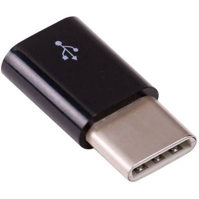 Raspberry Pi® 789RP-19040801 USB-Adapter Raspberry Pi [1x USB-C® Stecker - 1x Micro-USB-Buchse]  Schwarz 