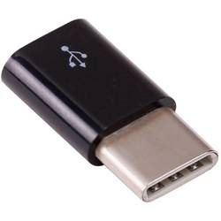 Image of Raspberry Pi® 789RP-19040801 USB-Adapter Raspberry Pi [1x USB-C™ Stecker - 1x Micro-USB-Buchse] Schwarz