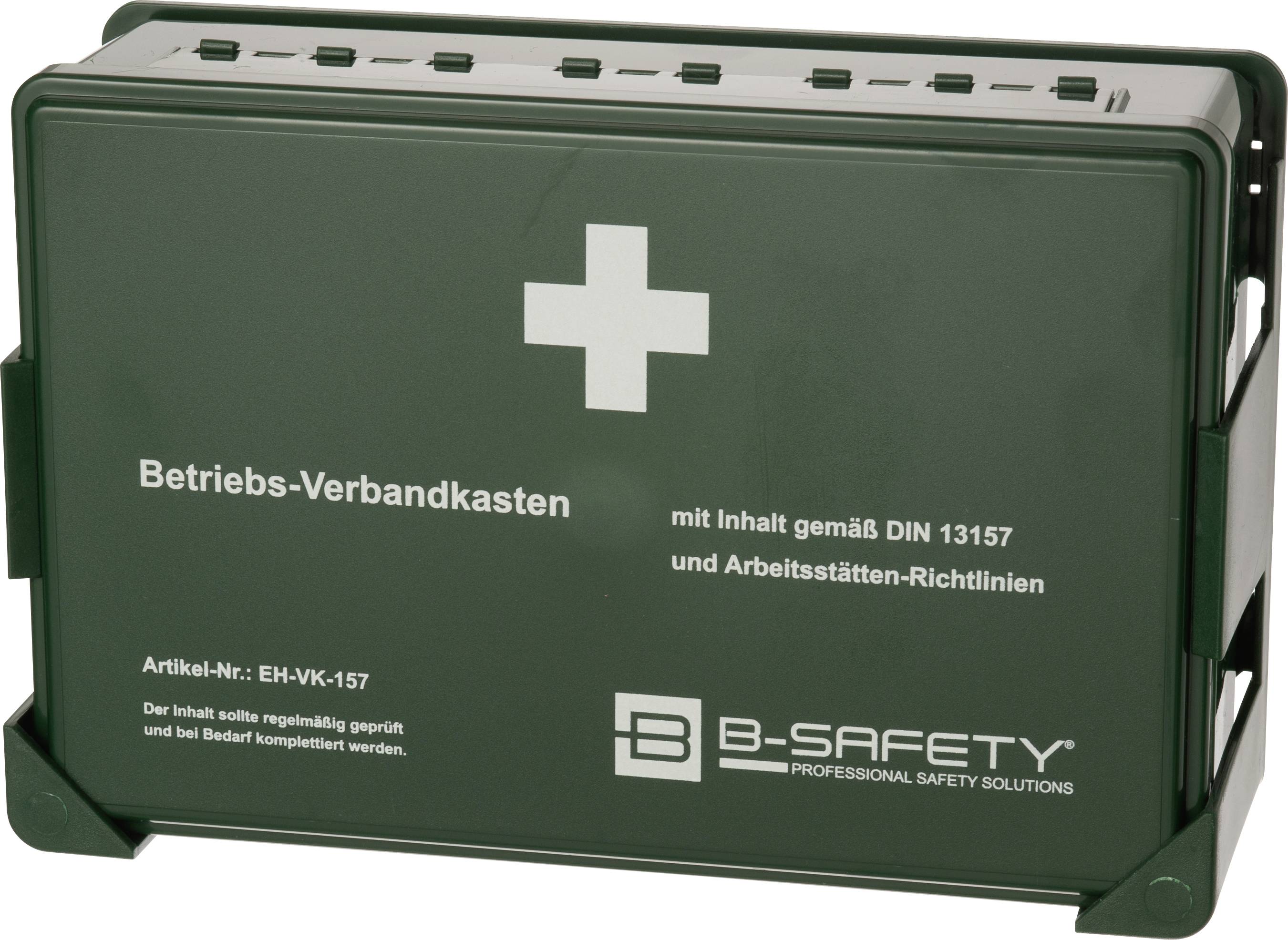 B-SAFETY EH-VK-157 Verbandskasten DIN 13157 270 x 175 x 175 x 90 Grün