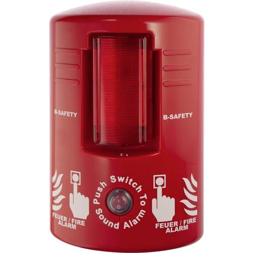 B-SAFETY TOP-ALARM Brandmelder batteriebetrieben (B x H x T) 75 x 260 x 160 mm