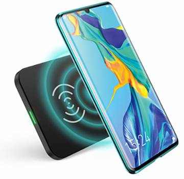 Choetech Qi Wireless Charger 10W Ladegerät für Kopfhörer Telefon schwarz-3