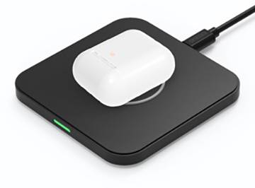 Choetech Qi Wireless Charger 10W Ladegerät für Kopfhörer Telefon schwarz-5