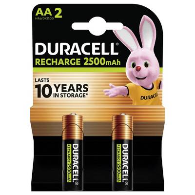 Duracell PreCharged Mignon (AA)-Akku NiMH 2500 mAh 1.2 V 2 St.-0