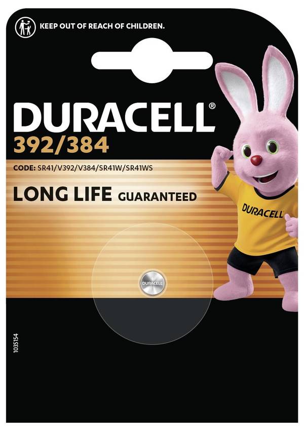 Duracell Knopfzelle 392 1.55 V 1 St. 45 mAh Silberoxid SR41