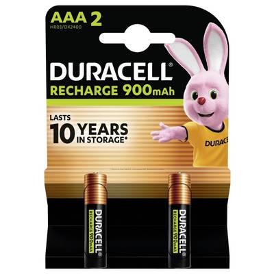 Duracell PreCharged Micro (AAA)-Akku NiMH 900 mAh 1.2 V 2 St.-0