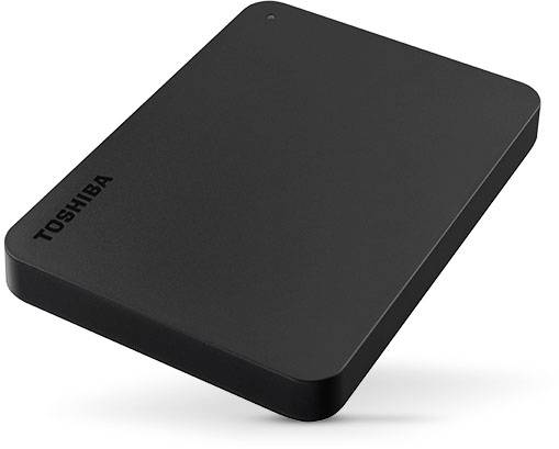 Toshiba Canvio Basics 1 TB Externe Festplatte 6.35 cm (2.5 Zoll) USB-A, USB-C® Matt Schwarz HDTB410EK3AB-1