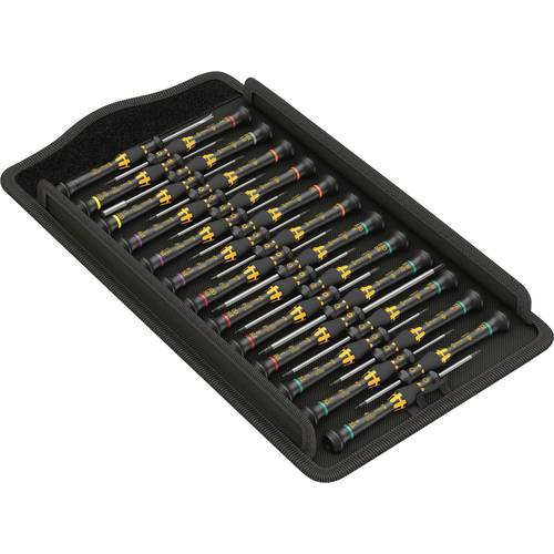 Wera Kraftform ESD Micro Big Pack 1 ESD Schraubendreher-Set 25teilig Kreuzschlitz Phillips, TORX, TORX Plus, Pentalobe, ...