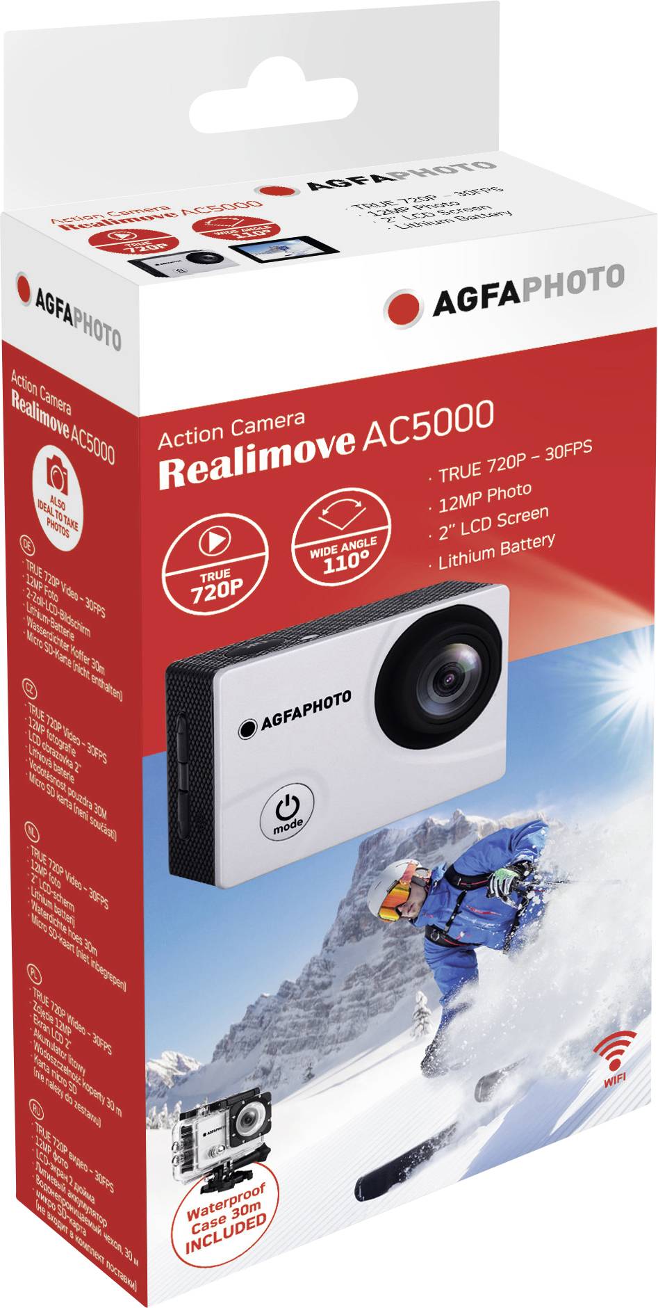 AgfaPhoto Realimove AC5000 - Action-Kamera - 1080p / 30 BpS-2