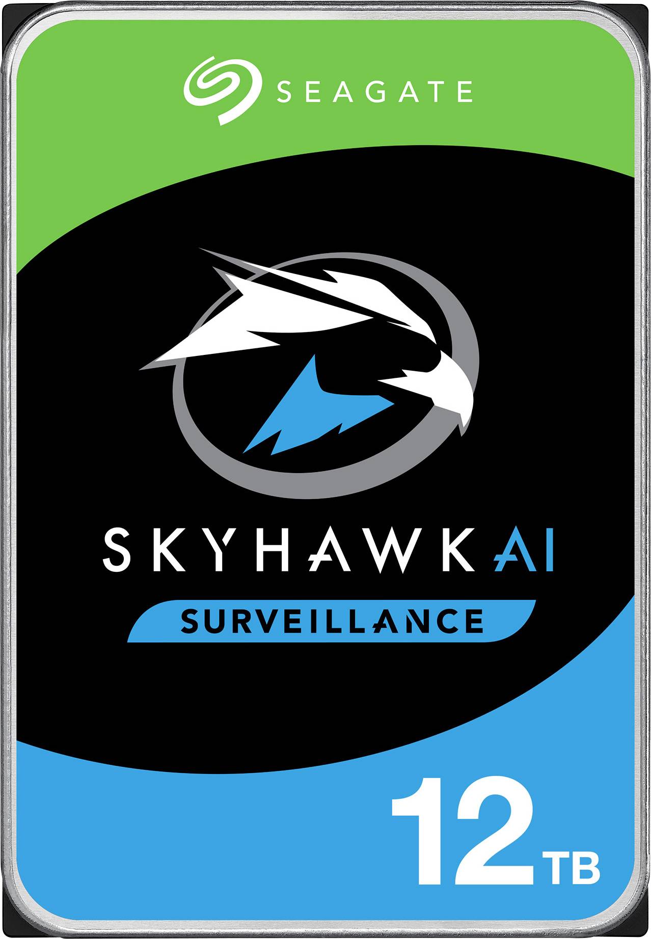 Seagate SkyHawk™ AI 12 TB Interne Festplatte 8.9 cm (3.5 Zoll) SATA 6 Gb/s ST12000VE001-0