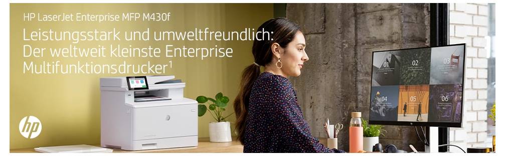 HP LaserJet Enterprise M430f MFP Multifunktionsdrucker Laser Schwarz-Weiß A4 Drucker, Scanner, Kopierer, Fax ADF, Duplex-18