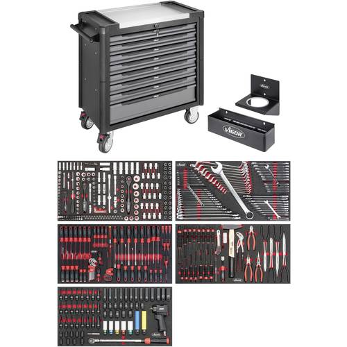 Werkstattwagen V4481-X/466 H1017xB523xT949mm Anz.Schubl.xH 7x75,1x154mm VIGOR