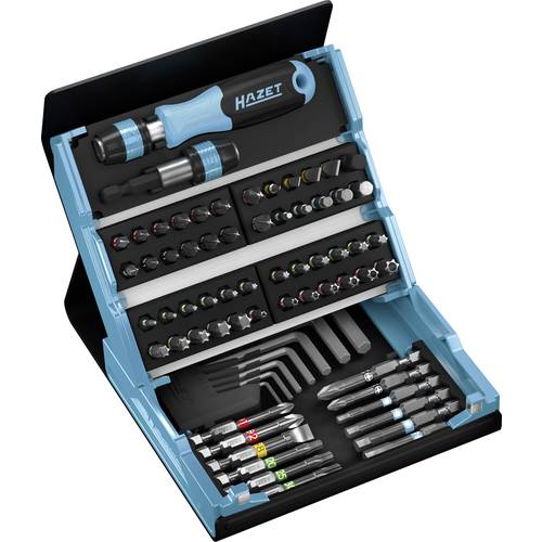 Thumbnail - Hazet SmartCase 2200SC-1 Bit-Set 69teilig Innen-Sechskant, Schlitz, Kreuzschlitz Phillips, Kreuzschlitz Pozidriv, T-Prof...