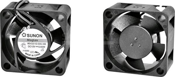 Sunon MF40202V21000UA99 Axiallüfter 24 V/DC 13.07 m³/h (L x B x H) 40 x 40 x 20 mm