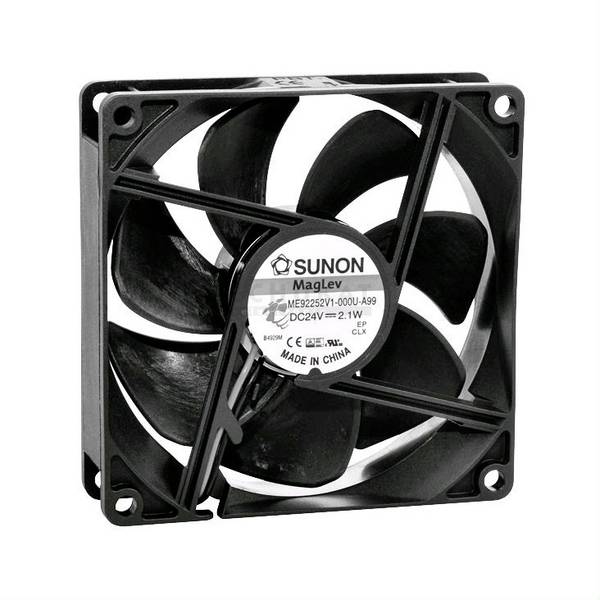 Sunon EF92251S11000UA99 Axiallüfter 12 V/DC 87.47 m³/h (L x B x H) 92 x 92 x 25 mm
