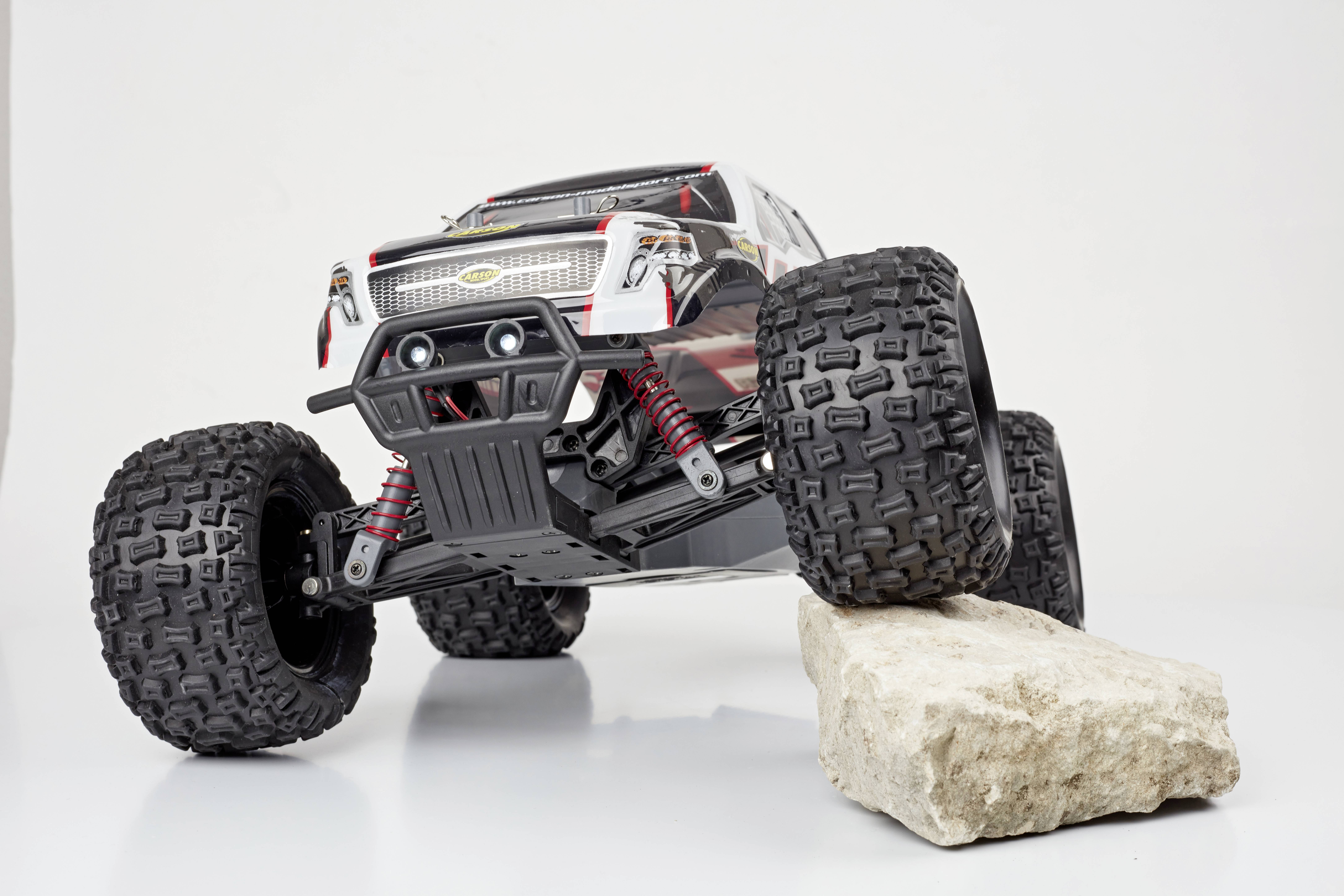 Carson Modellsport Mega Duster FE 1:10 RC Modellauto Elektro Monstertruck 100% RtR 2,4 GHz inkl. Akku, Ladegerät und Sen-7
