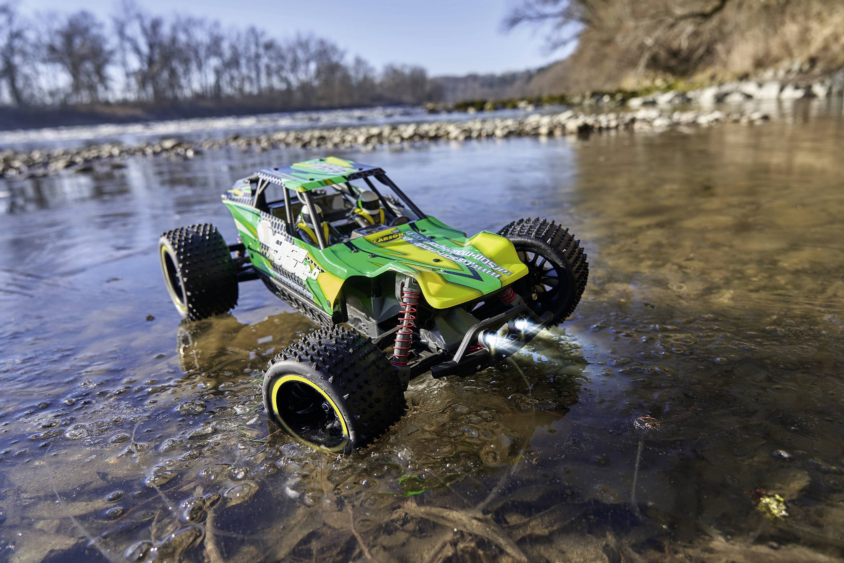 Carson Modellsport Cage Devil FE 2.0 1:10 RC Modellauto Elektro Monstertruck 100% RtR 2,4 GHz inkl. Akku, Ladegerät und -4