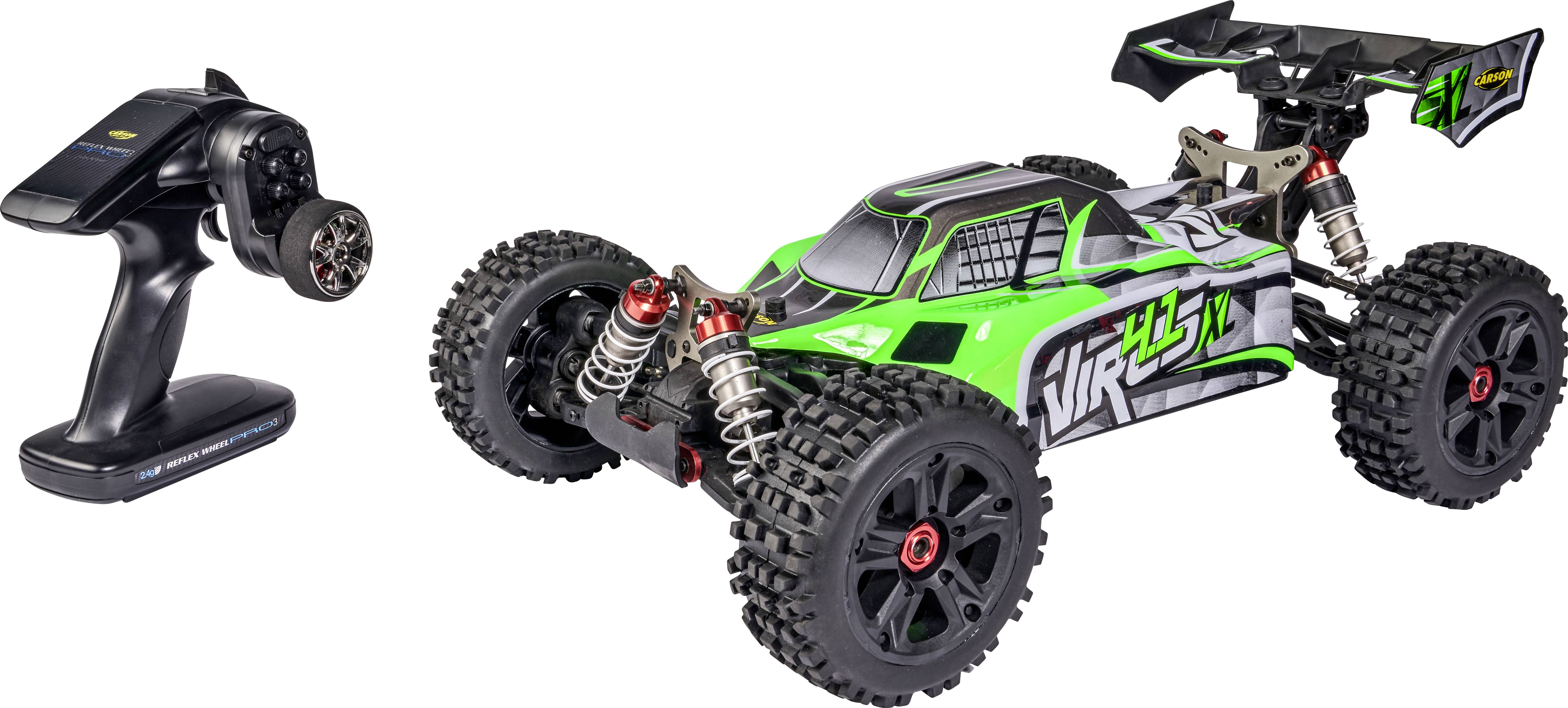 Carson Modellsport Virus 4.1 XL 4S Grün Brushless 1:8 RC Modellauto Elektro Buggy Allradantrieb (4WD) RtR 2,4 GHz-2