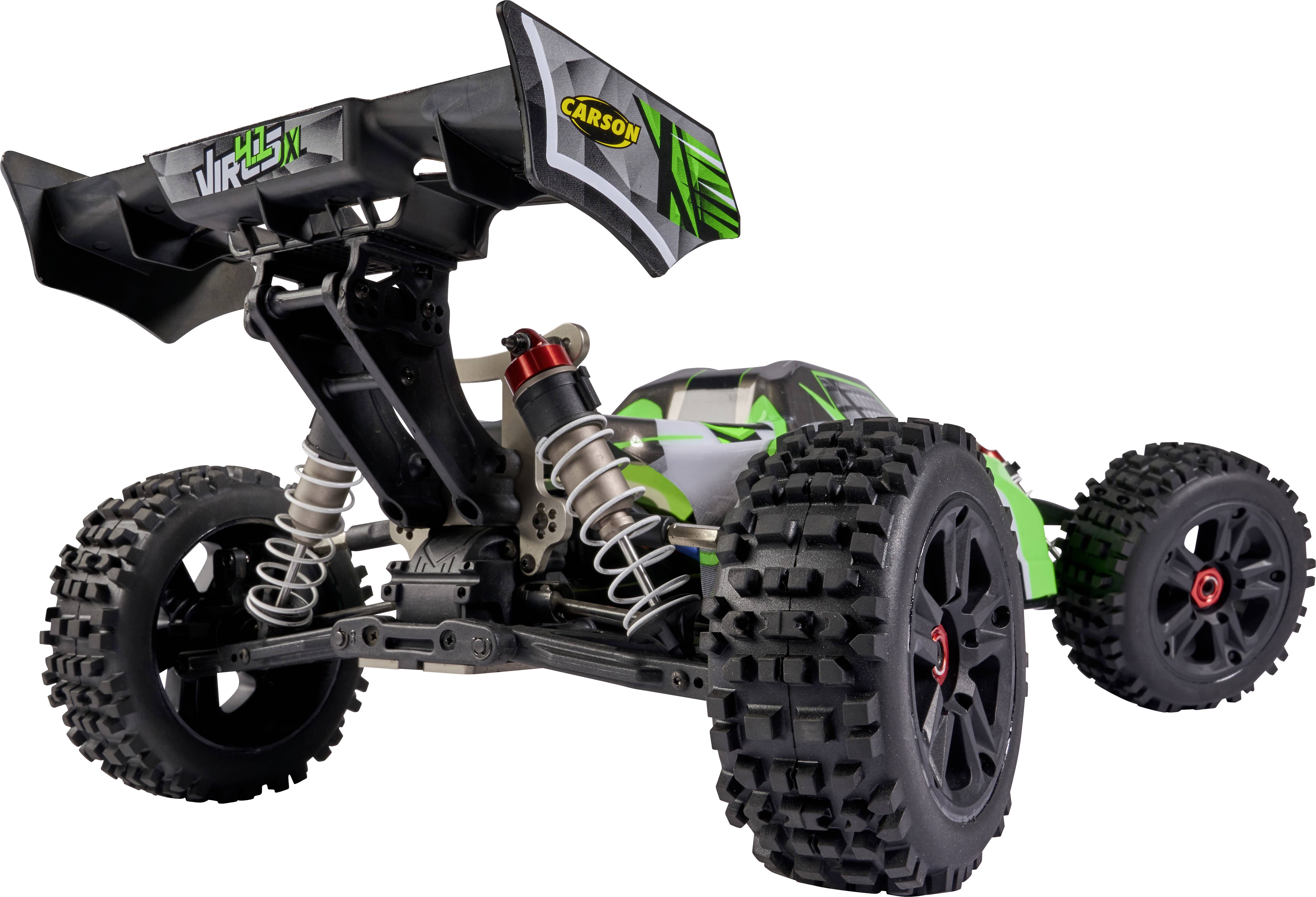 Carson Modellsport Virus 4.1 XL 4S Grün Brushless 1:8 RC Modellauto Elektro Buggy Allradantrieb (4WD) RtR 2,4 GHz-3
