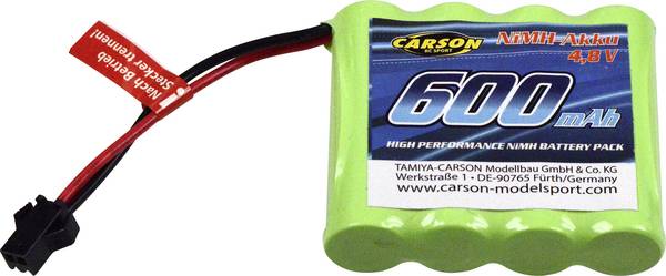 Carson Modellsport Modellbau-Akkupack (NiMh) 4.8 V 400 mAh