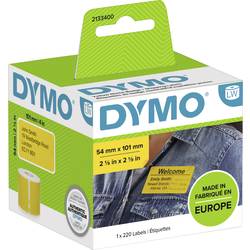 Image of DYMO 101 x 54 mm Gelb 220 St. 2133400 Versand-Etiketten, Namensschild-Etiketten
