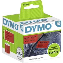 Image of DYMO 101 x 54 mm Rot 1 St. 2133399 Versand-Etiketten, Namensschild-Etiketten