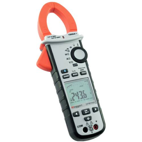 Megger DPM1000 Stromzange kalibriert (DAkkS-akkreditiertes Labor) CAT III 1000 V, CAT IV 600 V