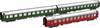 Piko H0 58221 H0 3er-Set Y-Wagen D 300 "Set 2" der DR