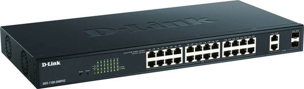 D-Link DGS-1100-26MPV2 DGS-1100-26MPV2 Netzwerk Switch 26 Port 1 GBit/s PoE-Funktion