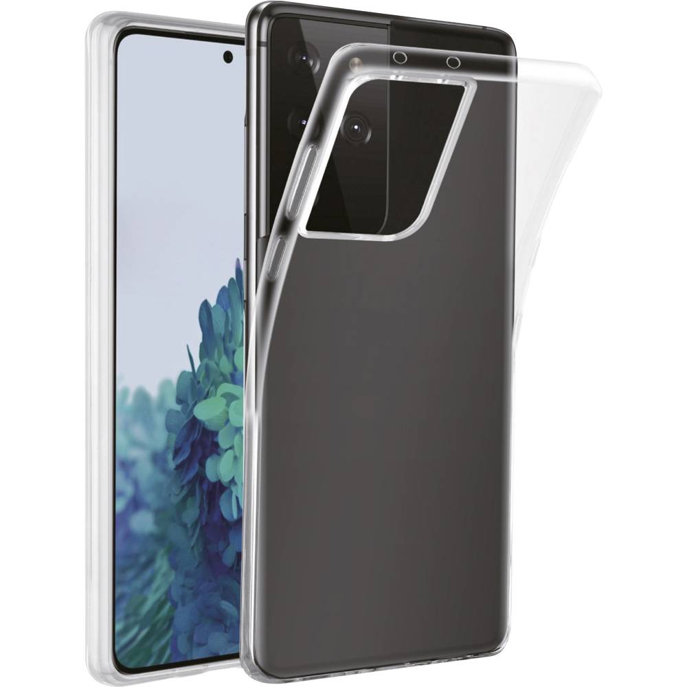 Vivanco Super Slim Backcover Samsung Galaxy S21 Ultra (5G) Transparant Zanddicht, Spatwaterdicht, Met standfunctie, Stootbestendig, Waterafstotend