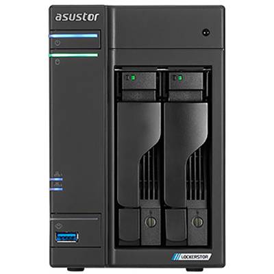 Asustor AS6602T NAS-Server  2 Bay 3x USB 3.2 Gen 1 HUB (USB 3.0) 90-AS6602T00-MD30 