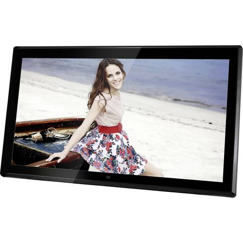 Braun Phototechnik DigiFrame 1731 8GB Digitaler Bilderrahmen 43.9 cm 17.3 Zoll EEK: B (A - G) 1920 x 1080 Pixel 8 GB Sch...