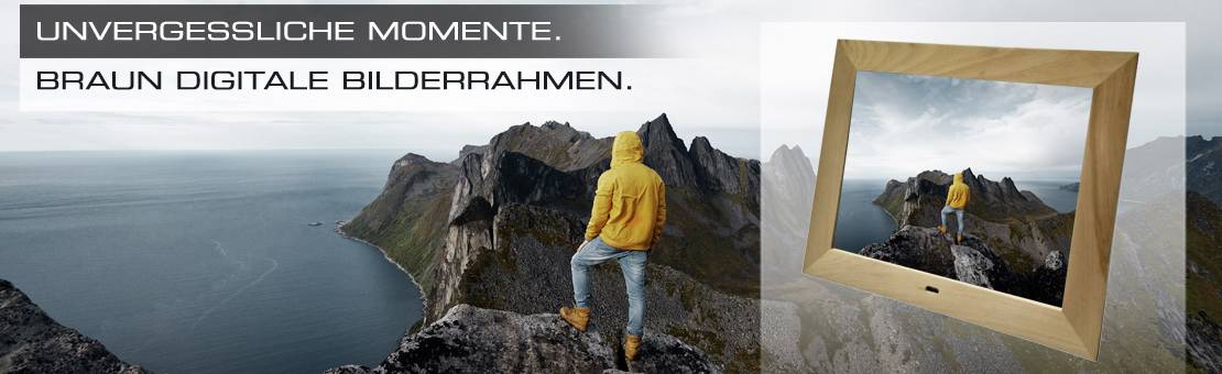 Braun Phototechnik DigiFrame 1587 8GB Digitaler Bilderrahmen 38.1 cm 15 Zoll EEK: B (A - G) 1024 x 768 Pixel 8 GB Buche-2