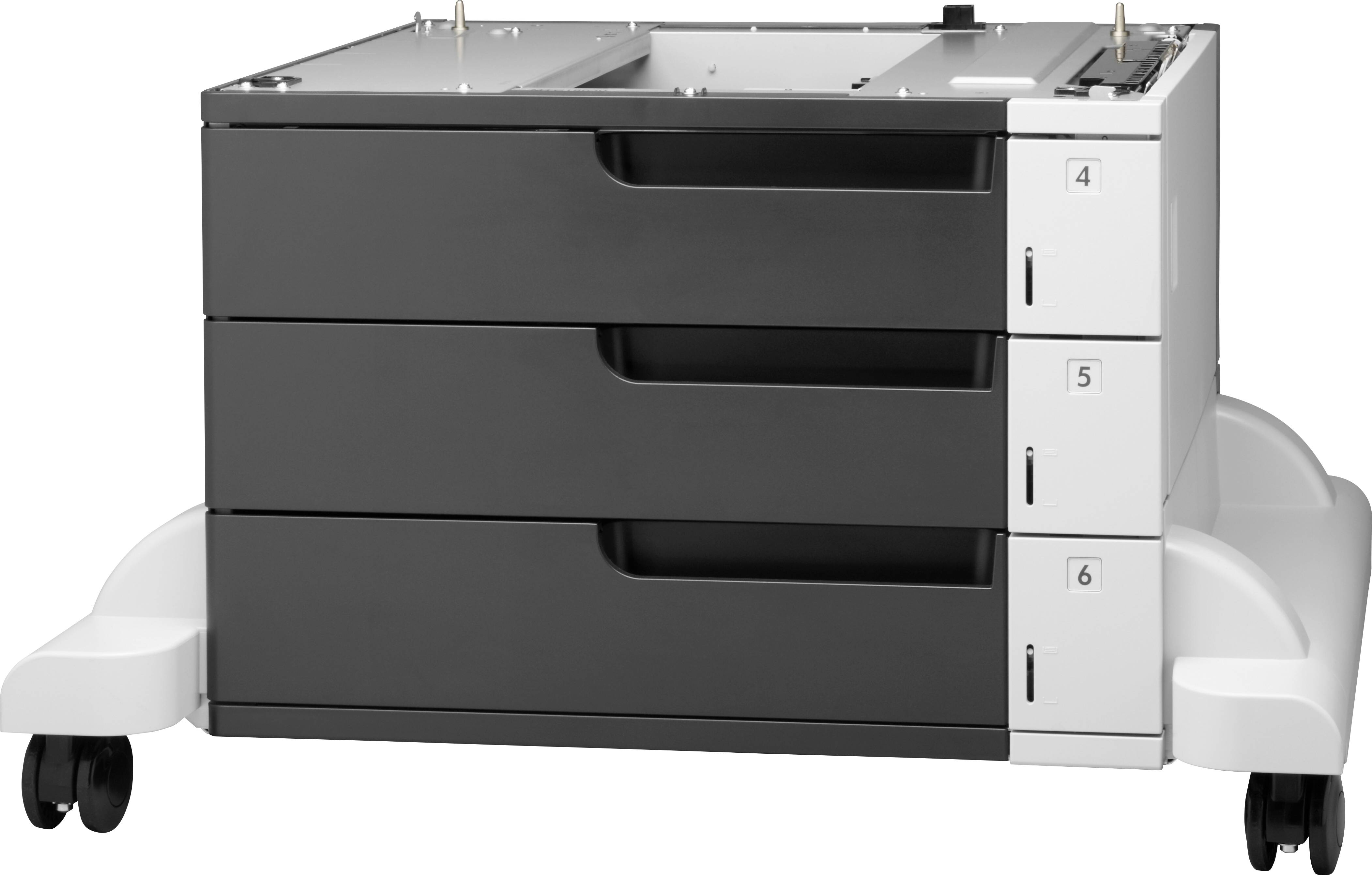 HP LaserJet 3x500 Blatt Einzug mit Schrank und Unterstand