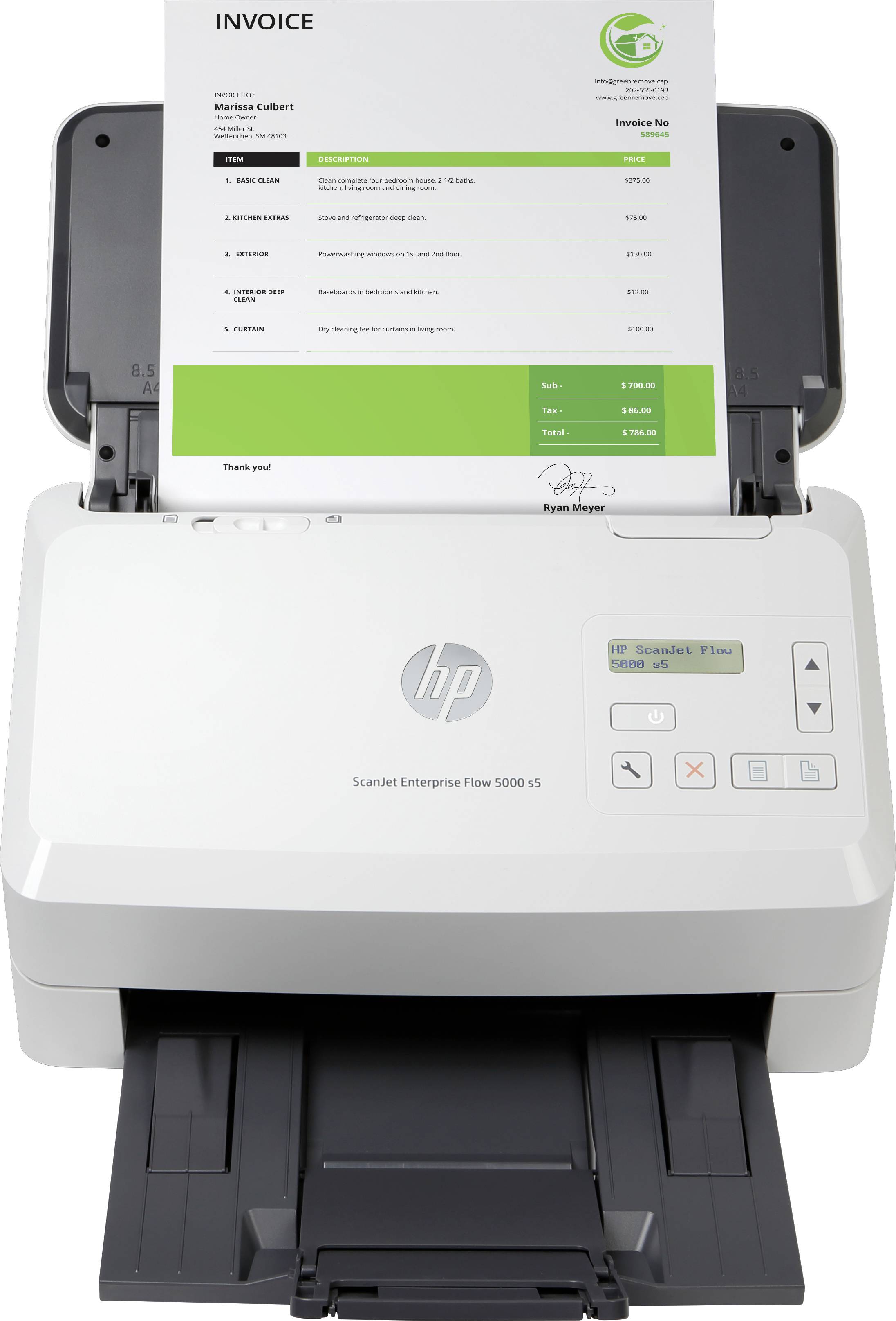 HP ScanJet Enterprise Flow 5000 s5 Scanner documenti 216 x 3100 mm 600 x 600 dpi USB 3.0
